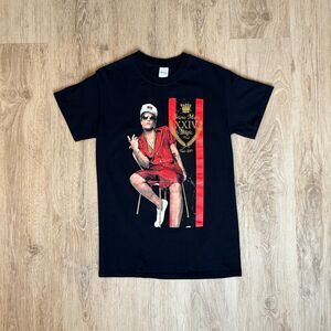 Bruno Mars XXIVk Magic Tour 2017 Graphic T-Shirt Black Small Concert Tee
